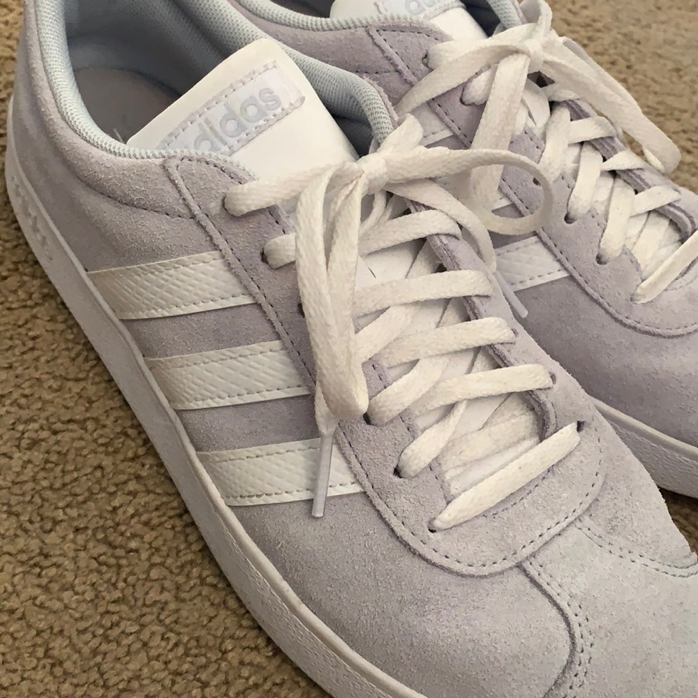 baby blue suede superstars